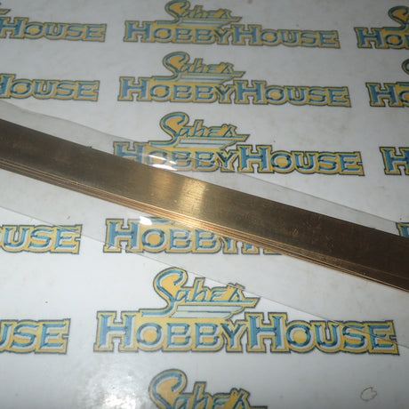 Albion Alloys BS2 M - Precision Metals - Brass Strip (12mm x 0.4mm) 305mm Long
