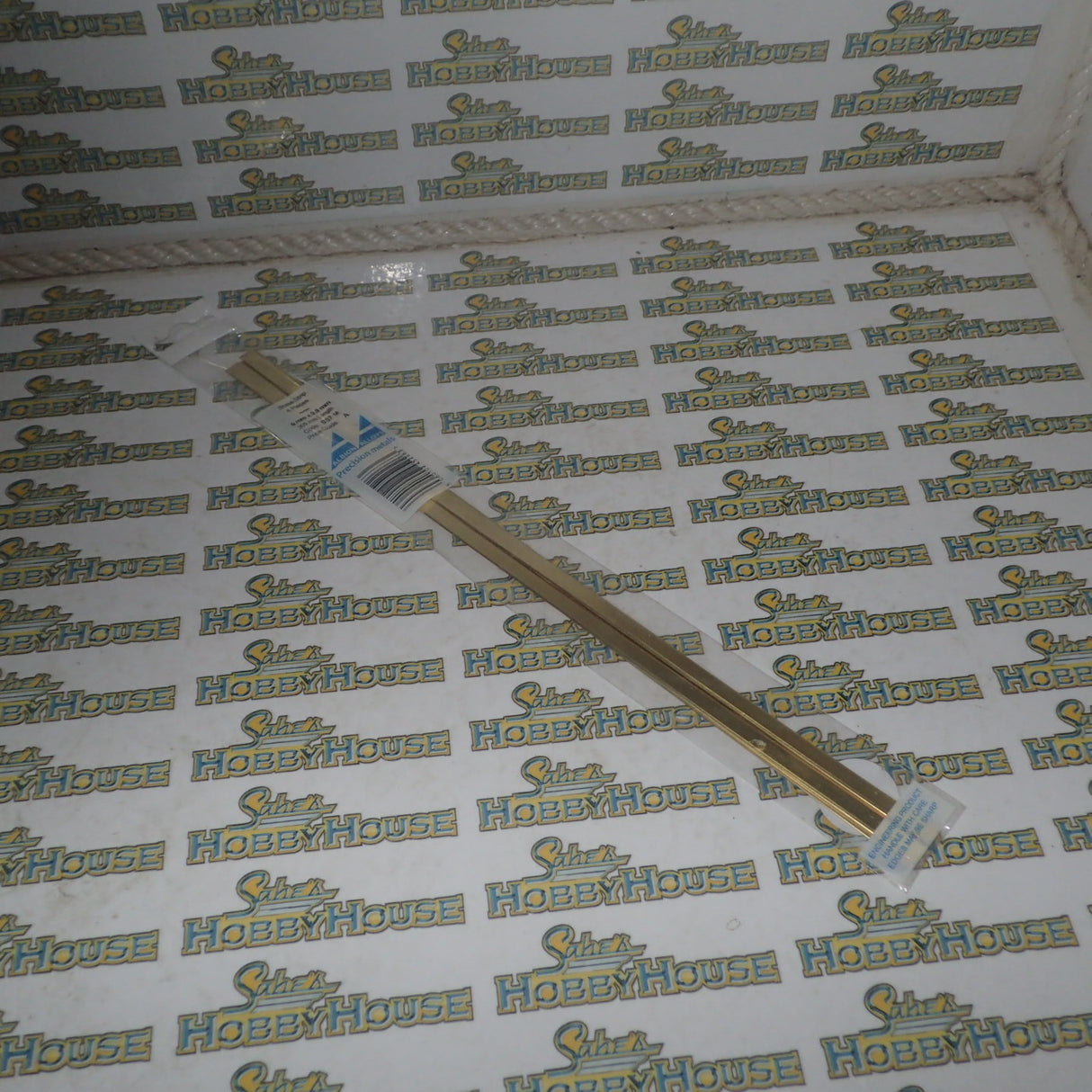 Albion Alloys BS7 M - Precision Metals - Brass Strip (6mm x 0.8mm) 305mm Long