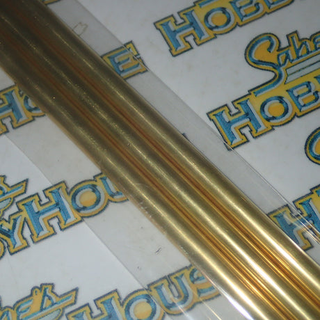 Albion Alloys BT6 M - Precision Metals Brass Round Tube (6mm X 0.45mm) 305mm Long