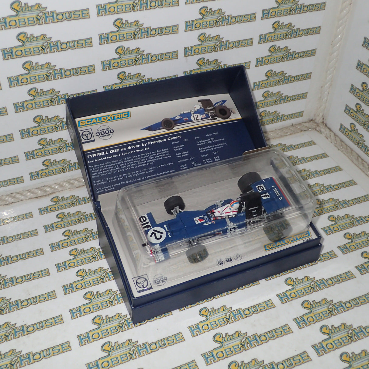 Scalextric C3482A - Tyrrell 002 Limited Edition Paul Ricard