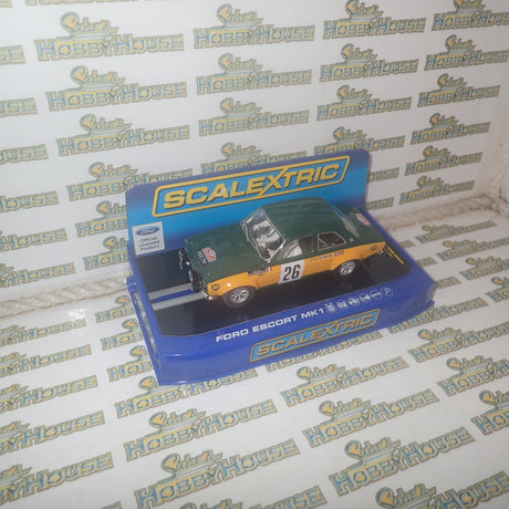 Scalextric C3635 - 1/32 Scale Ford Escort Mk 1 Monte Carlo Rally 1970 No. 26 Team Ford