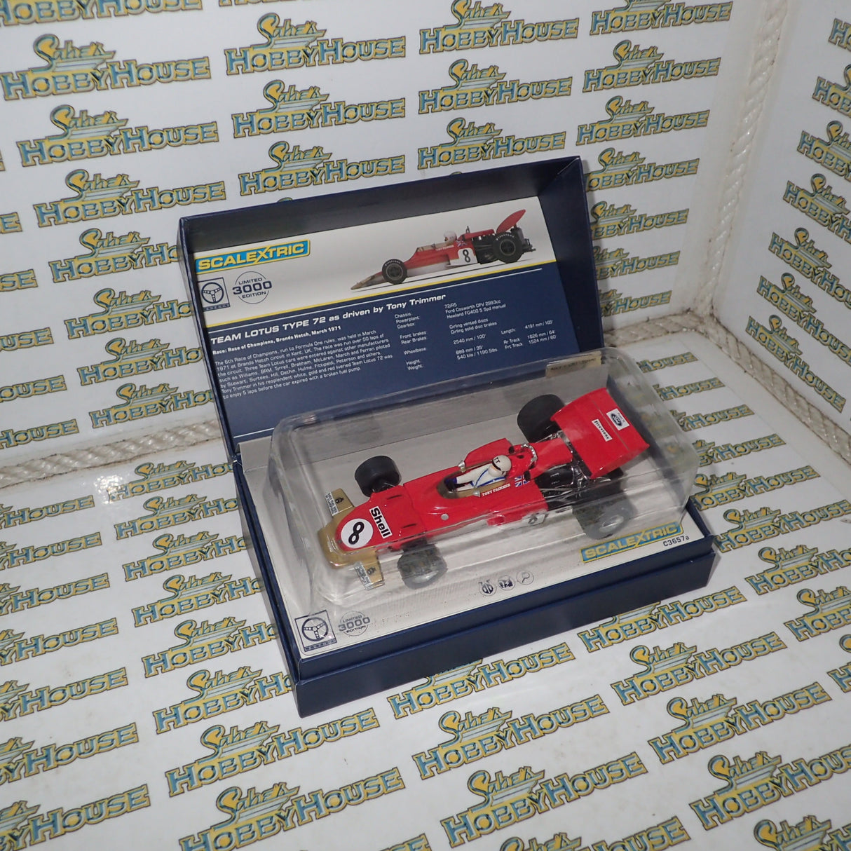 Scalextric C3657A - Lotus 72 Tony Trimmer Limited Edition