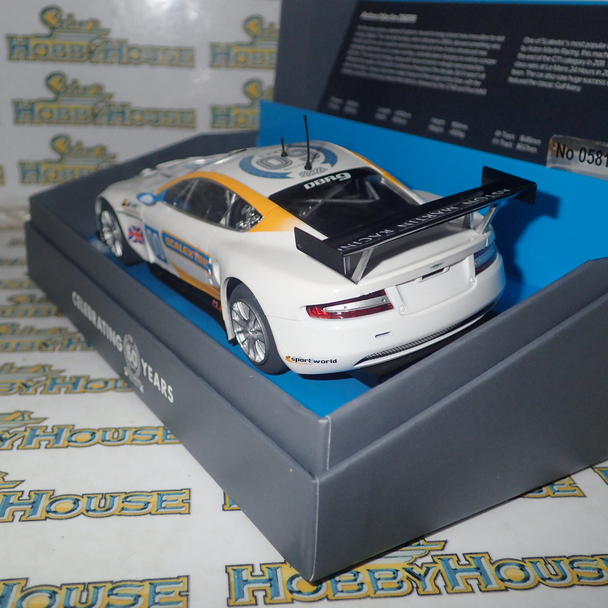 Scalextric C3830A 60th Anniversary No.2 2000 Aston Martin DBR9 Slot Car