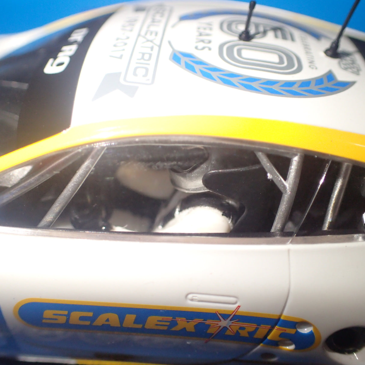 Scalextric C3830A 60th Anniversary No.2 2000 Aston Martin DBR9 Slot Car