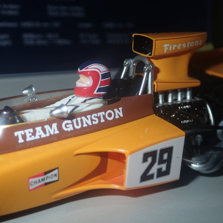Scalextric C3833A - 1/32 Scale - Legends - Lotus 72 Gunston 1974, Ian Scheckter - Limited Edition Slot Car