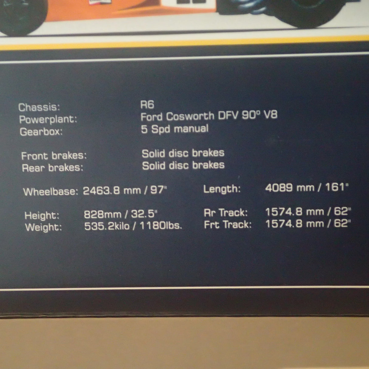 Scalextric C3833A - 1/32 Scale - Legends - Lotus 72 Gunston 1974, Ian Scheckter - Limited Edition Slot Car