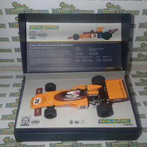 Scalextric C3833A - 1/32 Scale - Legends - Lotus 72 Gunston 1974, Ian Scheckter - Limited Edition Slot Car