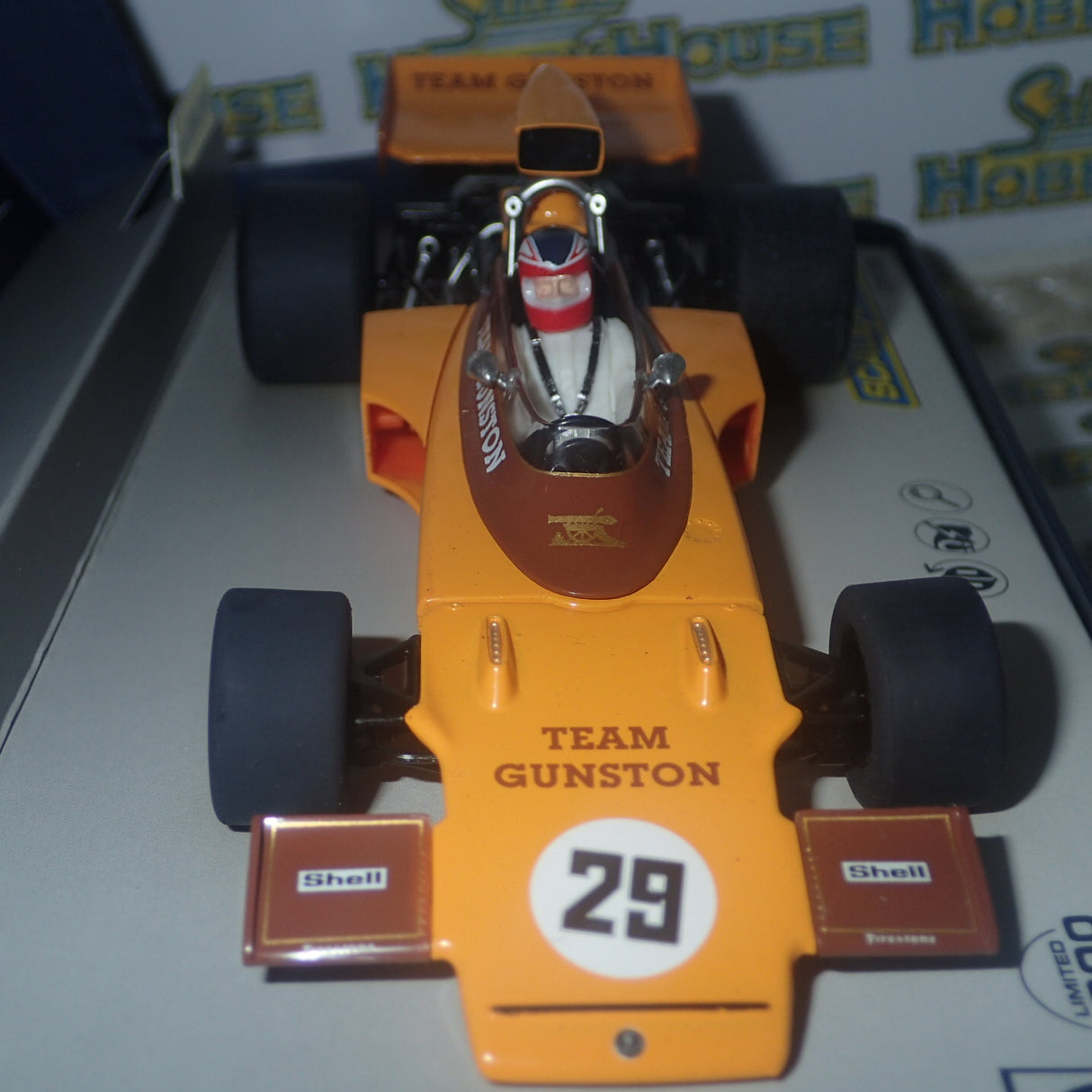 Scalextric C3833A - 1/32 Scale - Legends - Lotus 72 Gunston 1974, Ian Scheckter - Limited Edition Slot Car