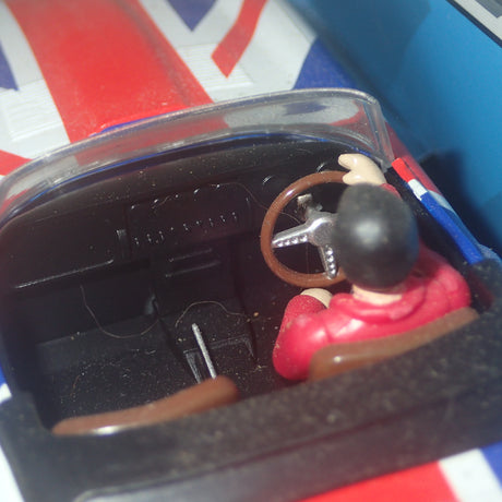 Scalextric C3878 - 1/32 Scale - Jaguar E-Type Union Jack Slot Car