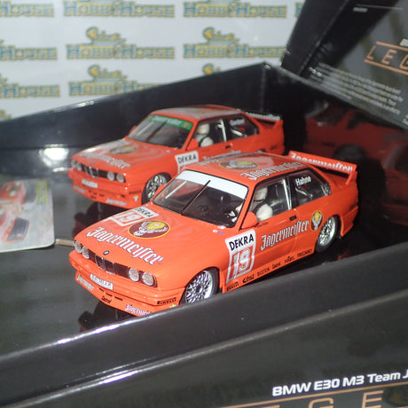 Scalextric C4110A - BMW E30 M3 Jagermeister Twin Car Pack Set