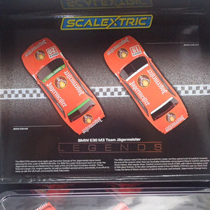 Scalextric C4110A - BMW E30 M3 Jagermeister Twin Car Pack Set