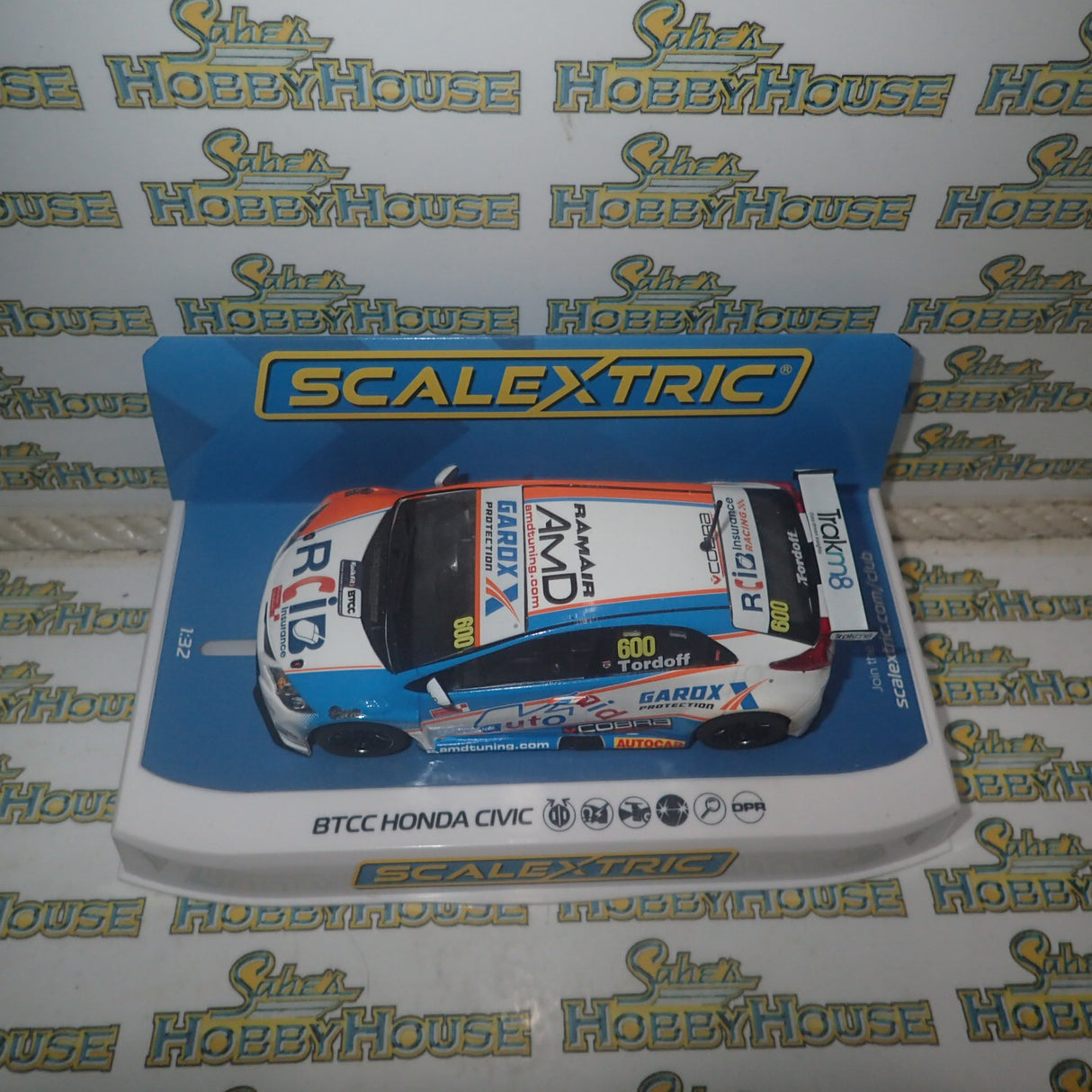 Scalextric C4144 - 1/32 Scale - HONDA CIVIC TYPE R - BTCC 2019 - SAM TORDOFF