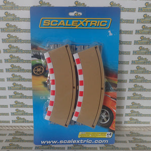 Scalextric C8240 - Radius 1 Curve Outer Borders 45° x 4 Pieces