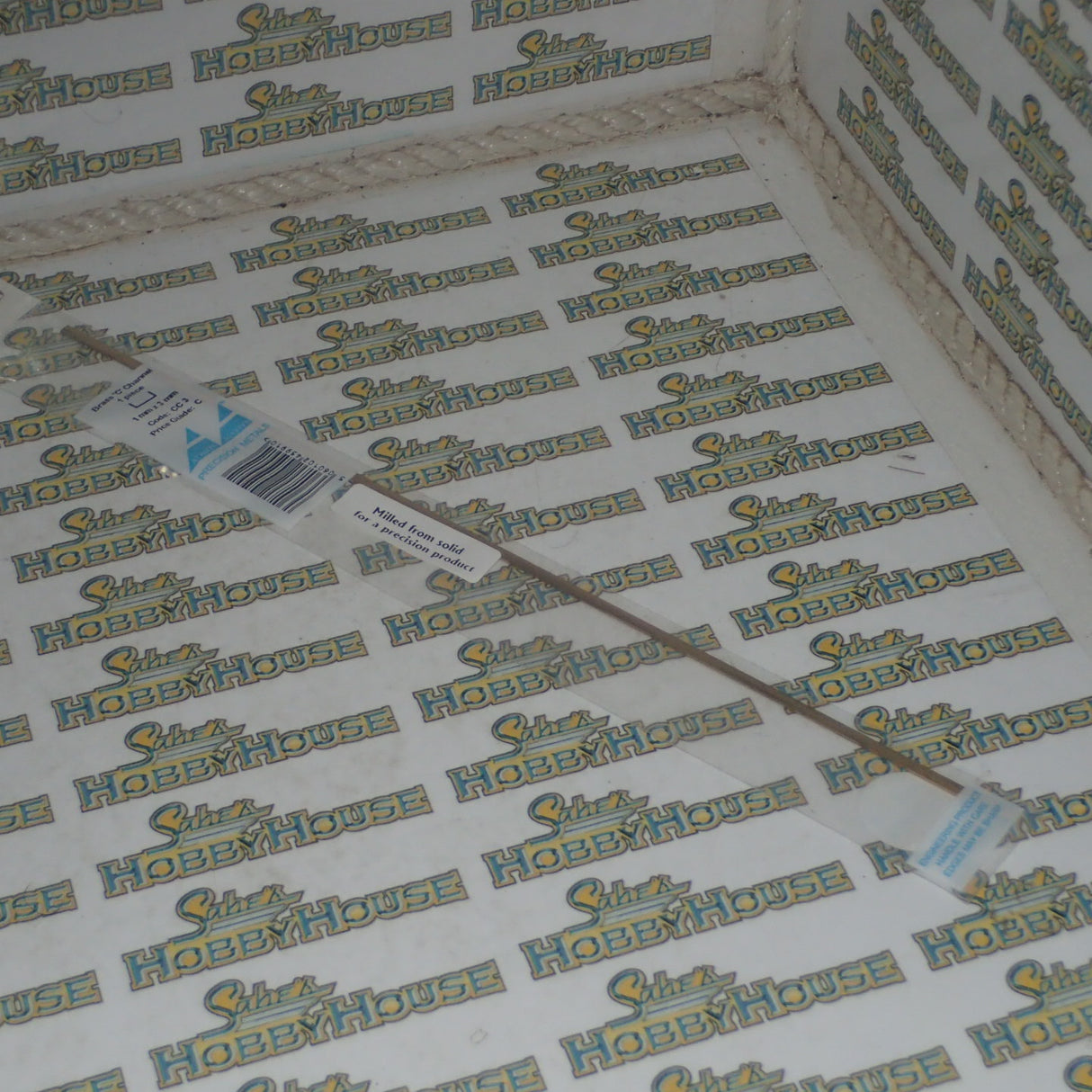 Albion Alloys CC 3 - Precision Metals Brass "C" Channel (1mm X 3mm) 300mm Long