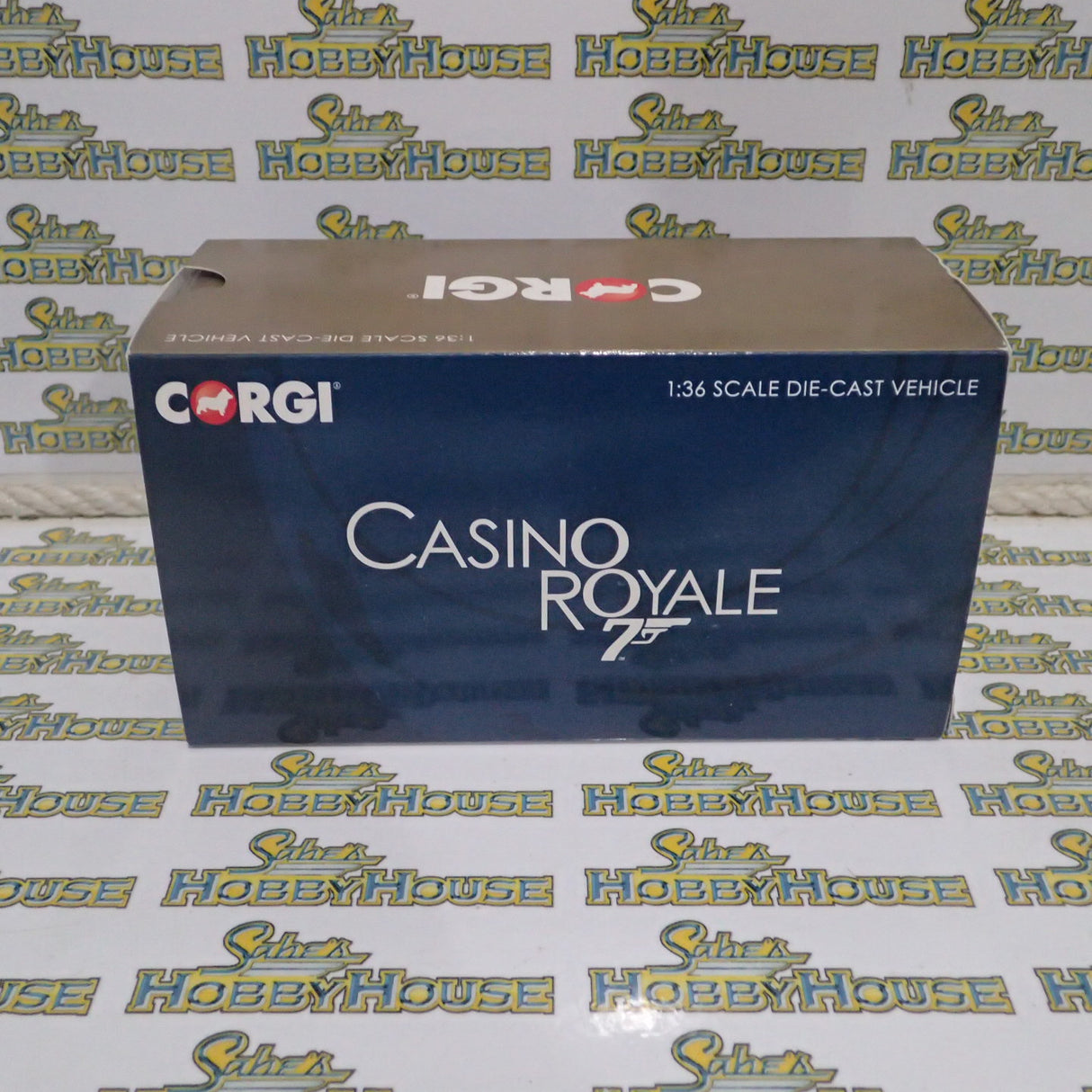 Corgi - 1/36 Scale - CC03803 Casino Royale 007 Aston Martin DBS Diecast Scale Model Replica