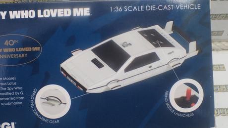 Corgi CC04513 1/36 Scale - James Bond Lotus Esprit 'The Spy Who Loved Me' Diecast Scale Model Replica
