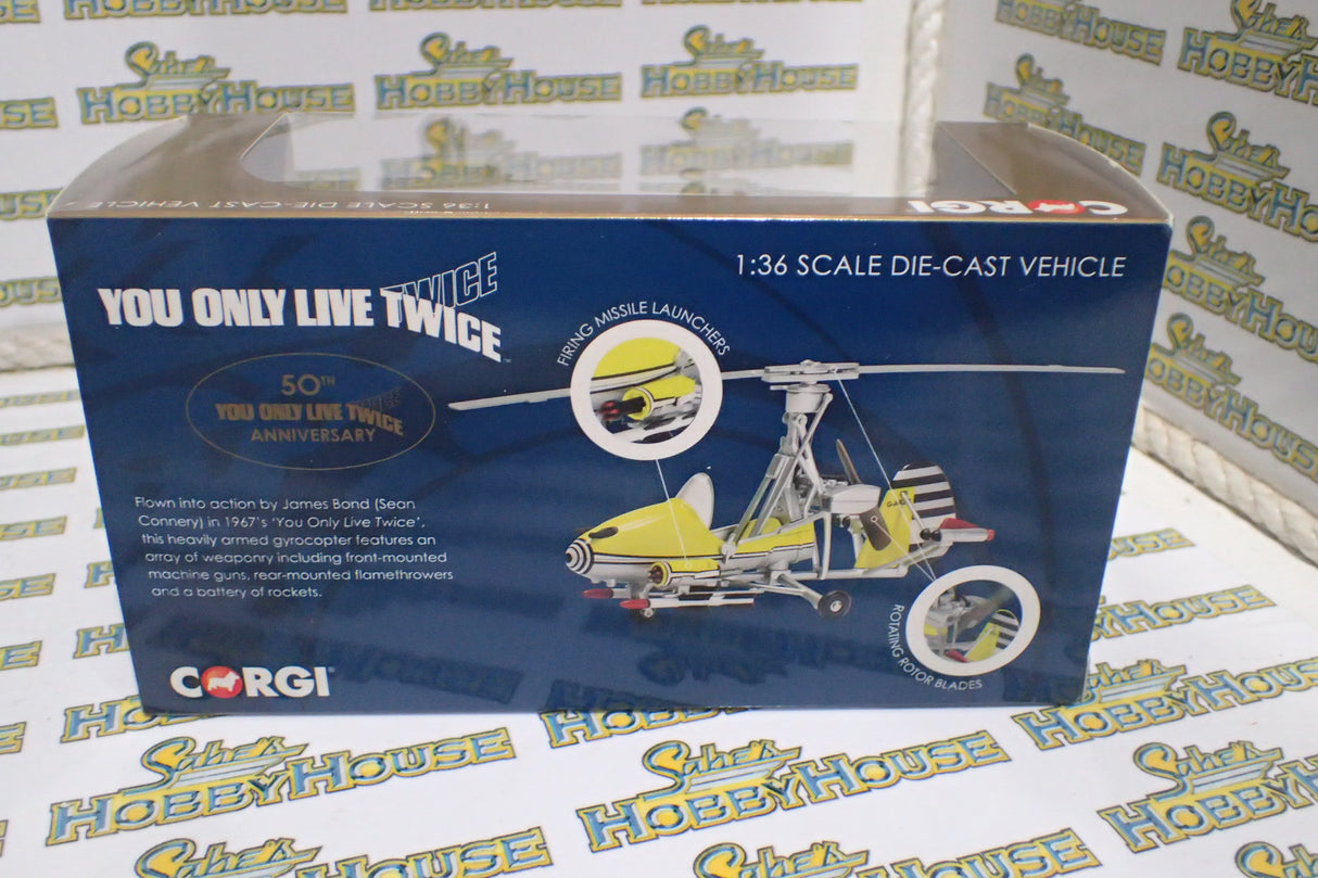 Corgi CC04603 - 1/36 Scale Gyrocopter 'Little Nellie' 'You Only Live Twice' Diecast Scale Model Replica