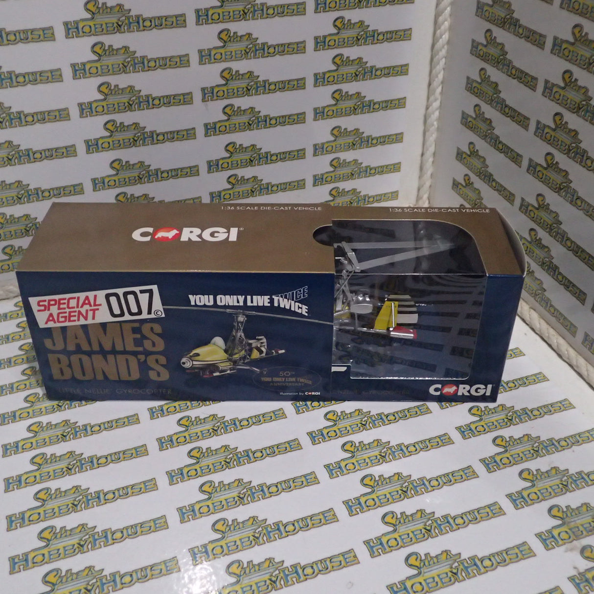 Corgi CC04603 - 1/36 Scale Gyrocopter 'Little Nellie' 'You Only Live Twice' Diecast Scale Model Replica