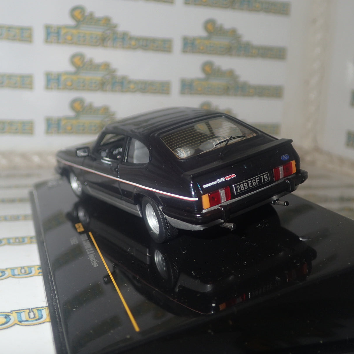 IXO Models CLC199 - 1/43 Scale 1982 Ford 2.8L Injection in Two-Tone Grey Metallic Diecast Model Replica