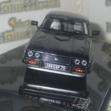 IXO Models CLC199 - 1/43 Scale 1982 Ford 2.8L Injection in Two-Tone Grey Metallic Diecast Model Replica