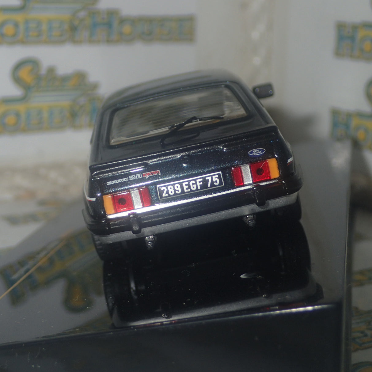 IXO Models CLC199 - 1/43 Scale 1982 Ford 2.8L Injection in Two-Tone Grey Metallic Diecast Model Replica