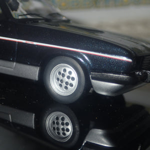 IXO Models CLC199 - 1/43 Scale 1982 Ford 2.8L Injection in Two-Tone Grey Metallic Diecast Model Replica