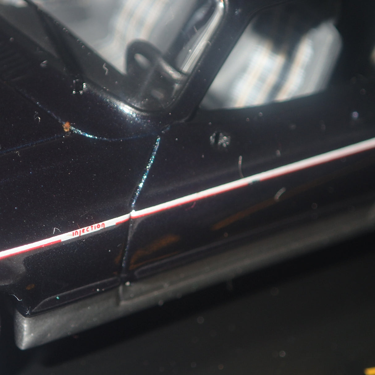 IXO Models CLC199 - 1/43 Scale 1982 Ford 2.8L Injection in Two-Tone Grey Metallic Diecast Model Replica