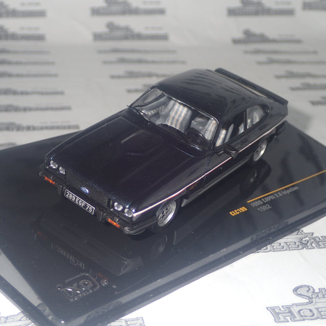 IXO Models CLC199 - 1/43 Scale 1982 Ford 2.8L Injection in Two-Tone Grey Metallic Diecast Model Replica