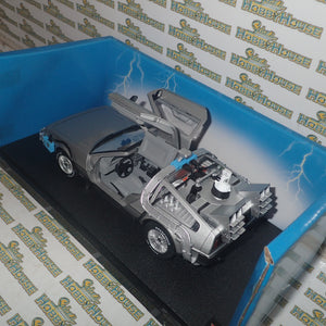 Hot wheels CMC98 - 1/18 Scale - Back to the Future Time Machine with Mr. Fusion Diecast Model Replica