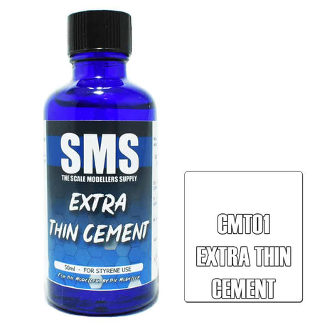 The scale modellers Supply - CMT01 EXTRA THIN CEMENT 50ML Bottle 