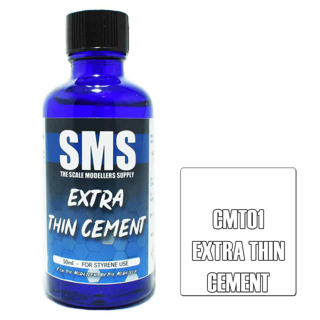 The scale modellers Supply - CMT01 EXTRA THIN CEMENT 50ML Bottle 
