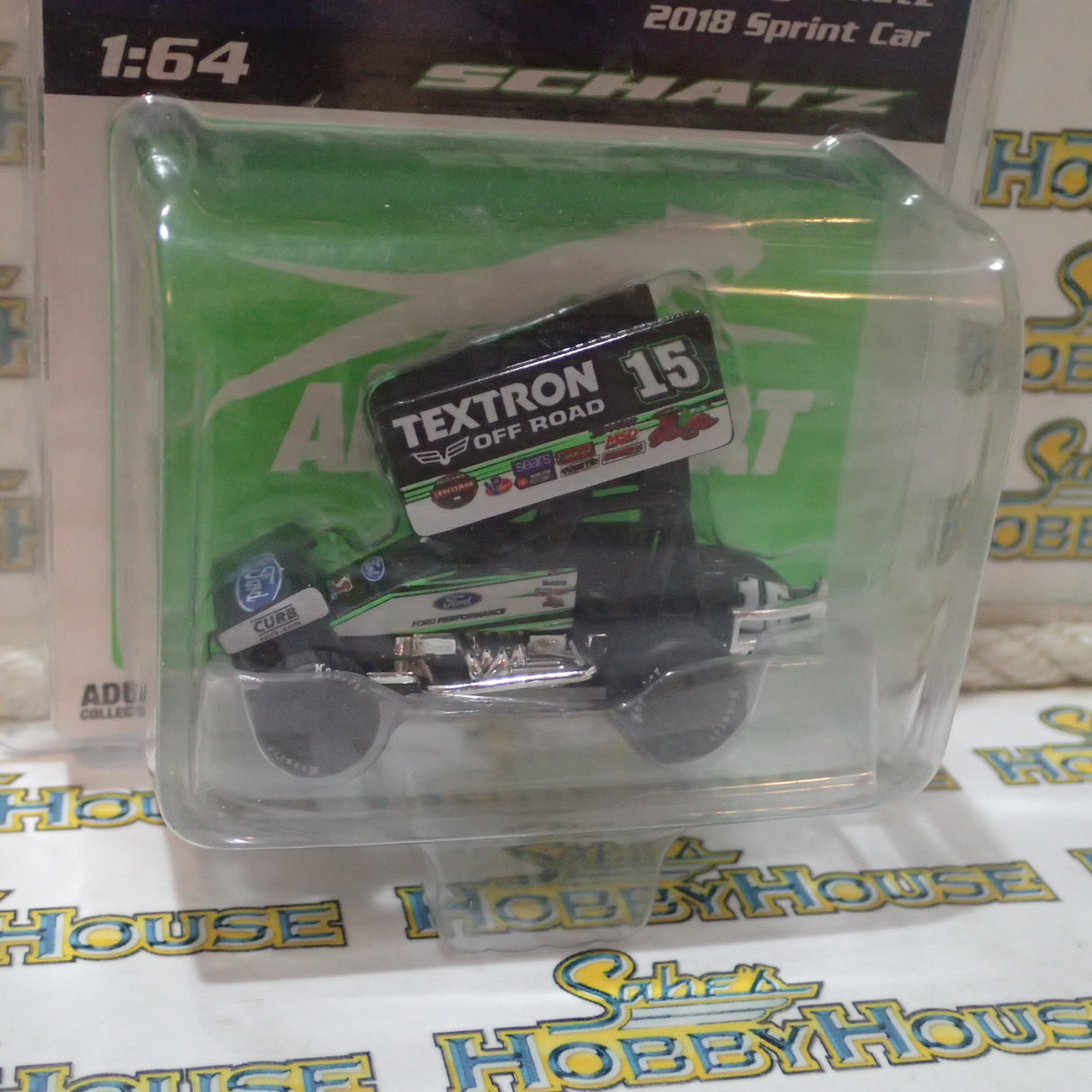 Racing Champions CP7500 - 1/64 Scale #15 Donny Schatz 2018 Textron Off Road / Ford Performance Sprast Diecast Scale Model Replica