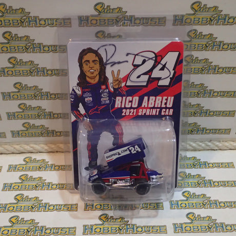 R & R Sprint Cars CP7765 - 1/64 Scale - Rico Abreu - Shopric.Com - Signed