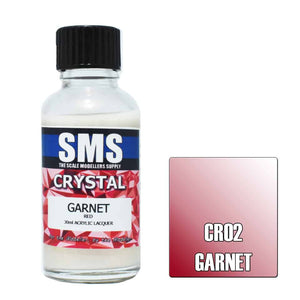 The Scale Modellers Supply - CR02 CRYSTAL GARNET (RED) Acrylic Lacquer 30ML Bottle