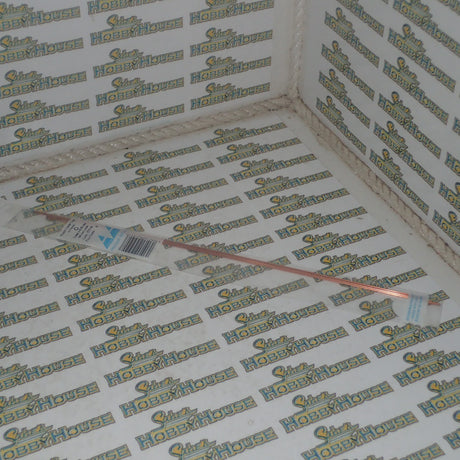 Albion Alloys CT1 M - Precision Metals Copper Round Tube (1mm X 0.25mm) 300mm Long