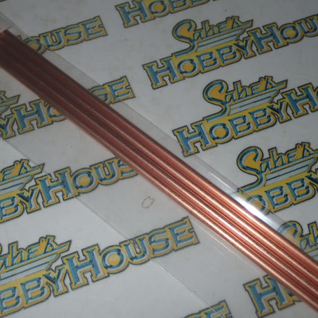 Albion Alloys CT3 M - Precision Metals Copper Round Tube (3mm X 0.45mm) 300mm Long