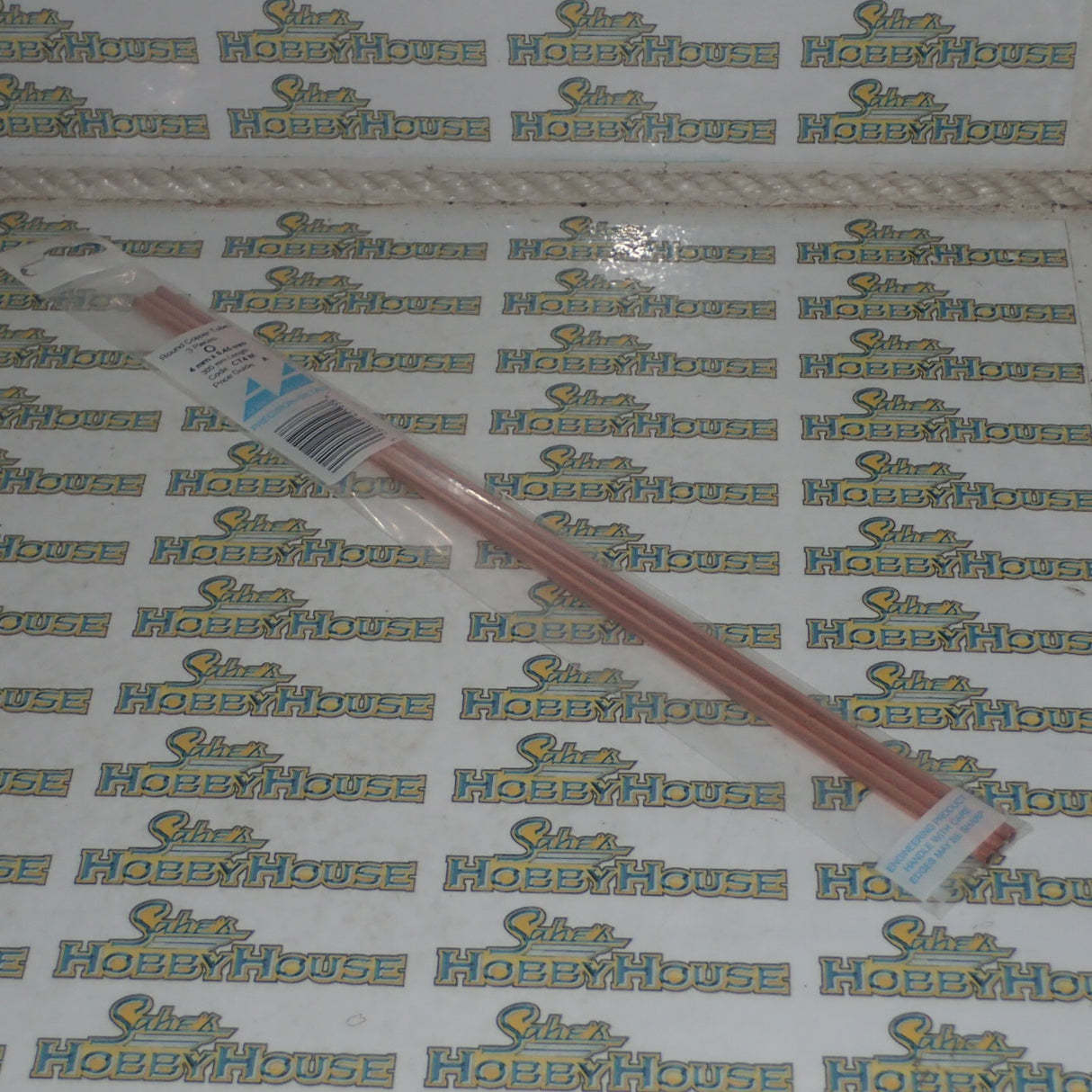 Albion Alloys CT4 M - Precision Metals Copper Round Tube (4mm X 0.45mm) 300mm Long