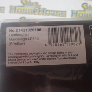 Kyosho DSLOT43 D1431020106 1/43 - Lamborghino Murciélago LP640 Yellow Slot Car