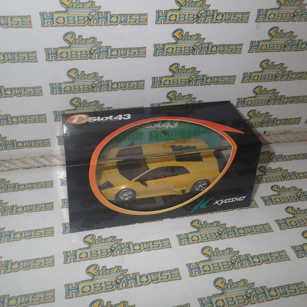 Kyosho DSLOT43 D1431020106 1/43 - Lamborghino Murciélago LP640 Yellow Slot Car