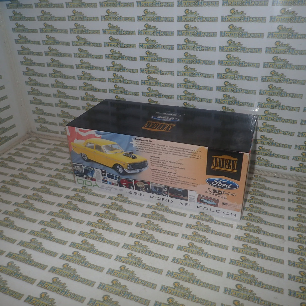 Greenlight DDA004 – 1:18 1965 XP Falcon Sedan Drag with Blown Engine (Sealed Body) Scale Replica