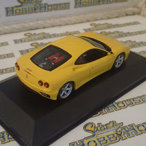 IXO FER017 - 1/43 Scale Ferrari 360 Modena 1999 in Yellow Diecast Scale Model Replica