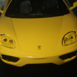 IXO FER017 - 1/43 Scale Ferrari 360 Modena 1999 in Yellow Diecast Scale Model Replica