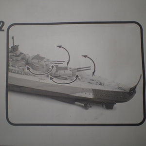 Forces of Valor 86001 - 1/1000 Scale Battle Extreme Series German Battleship Bismarck Poland 1941 Diecast Scale Model Replica