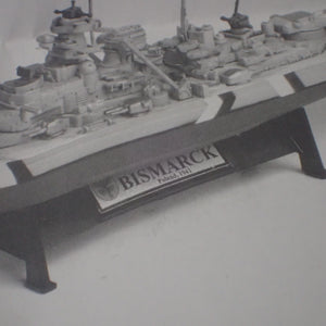 Forces of Valor 86001 - 1/1000 Scale Battle Extreme Series German Battleship Bismarck Poland 1941 Diecast Scale Model Replica