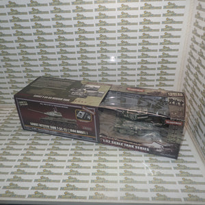 Forces of Valor 801013B - 1/32 Scale - Soviet T34-85 Medium Tank (with night weathering & city battle effect) Scale Model Replica