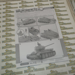Forces of Valor 801013B - 1/32 Scale - Soviet T34-85 Medium Tank (with night weathering & city battle effect) Scale Model Replica