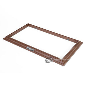 Forces of Valor 881001A - Display Base Frame (Medium Size) Mahogany + 3 Metal Nameplates
