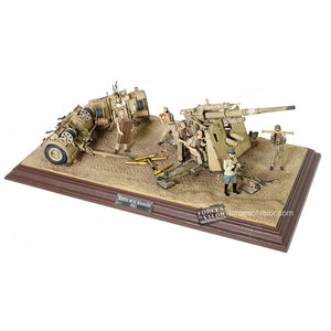 Forces of Valor 881001A - Display Base Frame (Medium Size) Mahogany + 3 Metal Nameplates