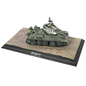 Forces of Valor 881001B - Display Base Frame (Medium Size) Blackwood + 3 Metal Nameplates