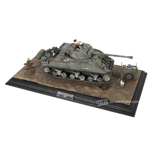 Forces of Valor 881001B - Display Base Frame (Medium Size) Blackwood + 3 Metal Nameplates